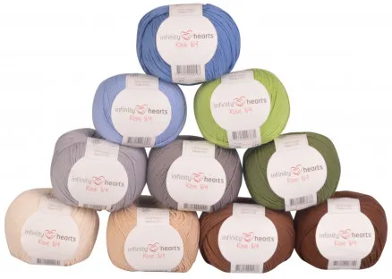 Infinity Hearts Rose 8/4 Yarn Pack 04 Colours of Nature - 10 pcs - Yarn Pack 04 Colours of Nature