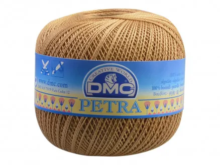 DMC Petra No. 8 Crochet Thread Unicolour 53045 Beige