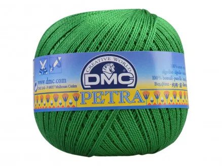 DMC Petra No. 5 Crochet Thread Unicolour 5700 Dark Green
