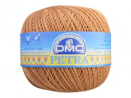 DMC Petra No. 8 Crochet Thread Unicolour 5436 Caramel