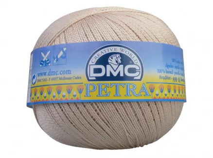 DMC Petra No. 8 Crochet Thread Unicolour 5712 Light Wheat
