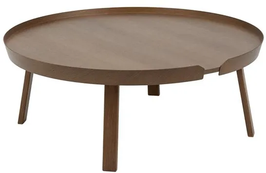 Muuto Around Coffee Table Dark Stained Oak Extra Large